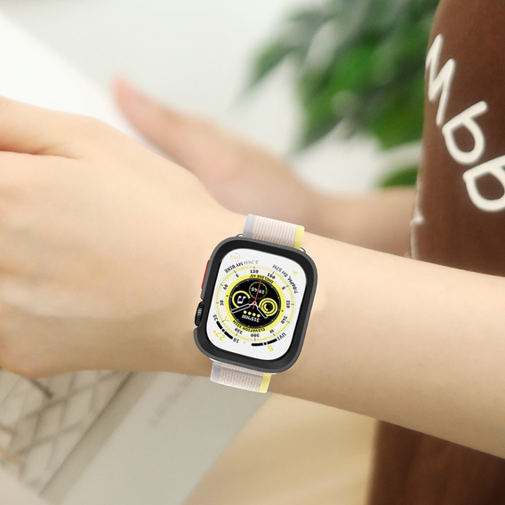 Etui Silikonowe do Apple Watch 7/8/9 41mm, matowe czarne