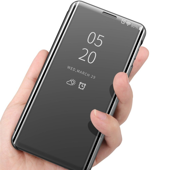 Etui do LG K51S/K41S, Clear View, czarne