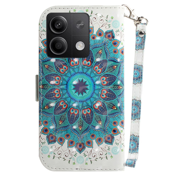 Etui z klapką do Xiaomi Redmi Note 13 5G, Wallet, Mandala Flower