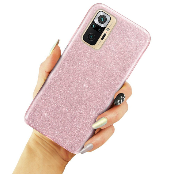 Etui Glitter Case do Xiaomi Redmi Note 10 Pro / Pro Max,  Pink