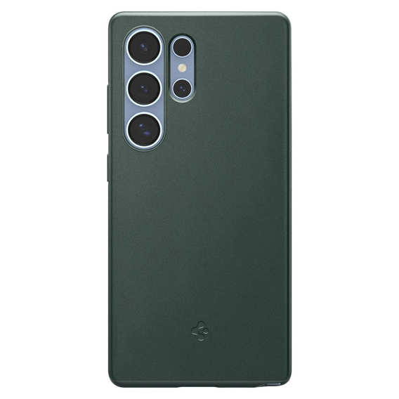 Etui Spigen do Samsung Galaxy S25 Ultra, Thin Fit Mag, zielone + Szkło hartowane 9H