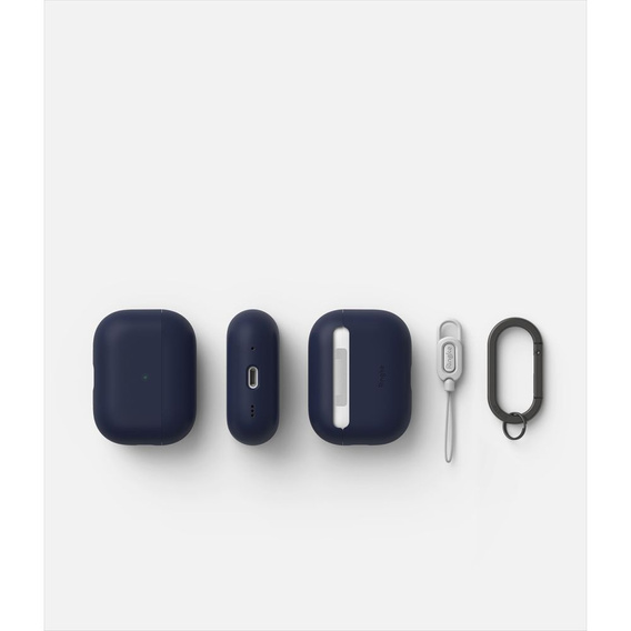 RINGKE Etui na Słuchawki Airpods Pro 1 / 2, Silicone, Midnight Blue