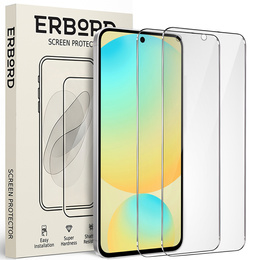 2x Szkło Hartowane do Samsung Galaxy S24 FE 5G, ERBORD 9H Hard Glass, szybka