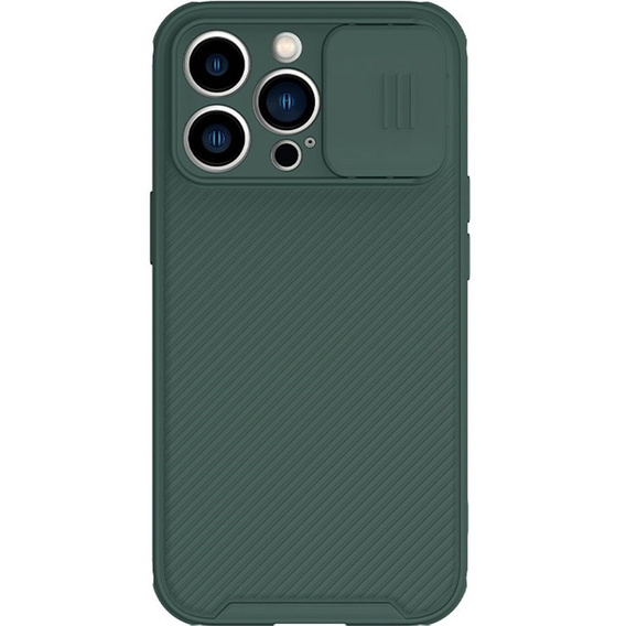 Etui do iPhone 13 Pro, Camera Slide, zielone