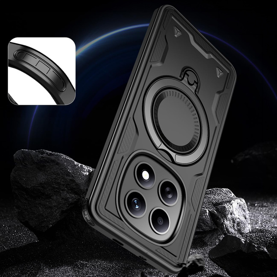 Etui magnetyczne do Xiaomi Redmi Note 15 5G / Poco M8 5G, czarne