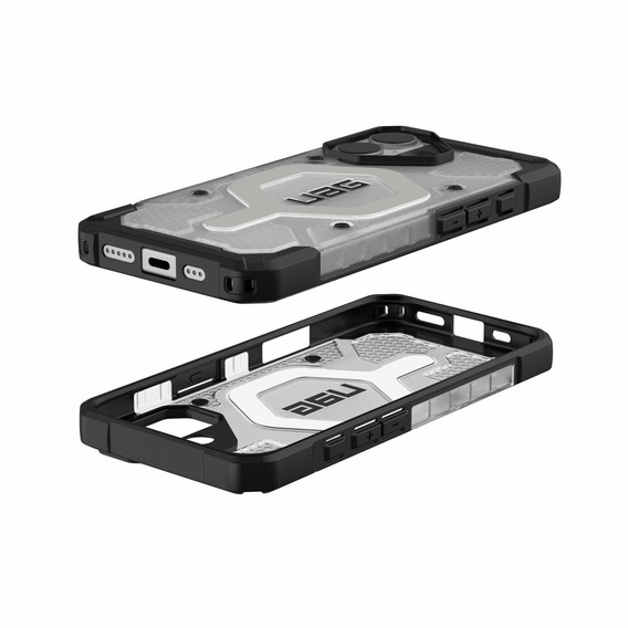 Etui Urban Armor Gear do iPhone 17, Pathfinder MagSafe, ice/silver