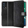 Etui z klapką do Realme GT Master, Crazy Horse Wallet, czarne