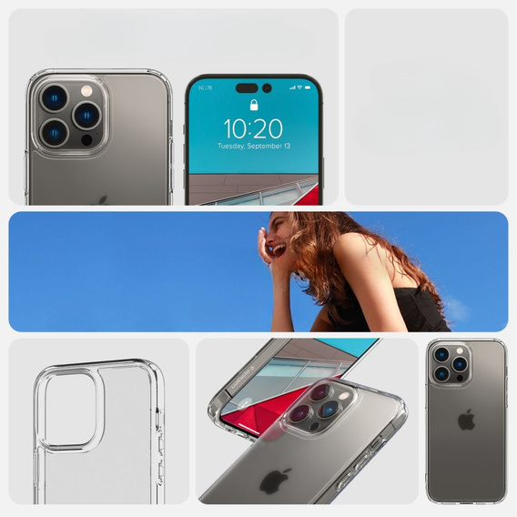Etui Spigen do iPhone 14 Pro, Ultra Hybrid, matowe przezroczyste