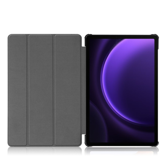 Etui do Samsung Galaxy Tab S10 Lite / S10 FE / S9 FE, Tri-fold, z miejscem na rysik, szare