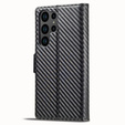 Etui z klapką do Samsung Galaxy S26 Ultra, Carbon LC.IMEEKE, czarne