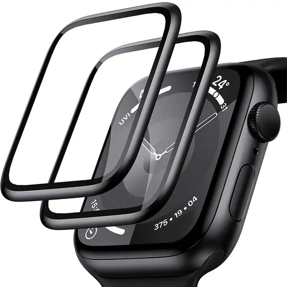 2x Szkło Hybrydowe ERBORD do Apple Watch 10/11 46mm