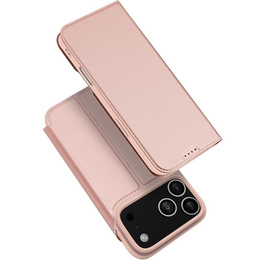 Etui z klapką Dux Ducis do iPhone 17 Pro, Skin Pro, różowe