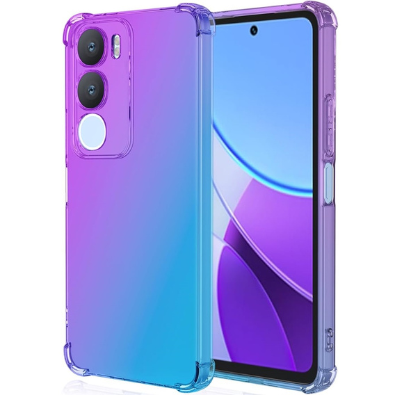 Etui Gradient Dropproof do Vivo Y19s, Fioletowe / niebieskie