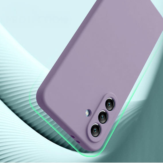 Etui do Samsung Galaxy A56 5G, Silicone Lite, fioletowe