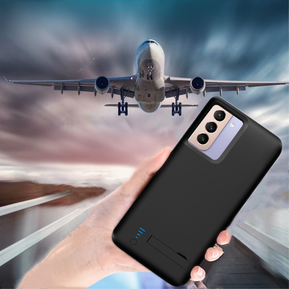 Etui z Baterią 4800mAh do Samsung Galaxy S21, czarne