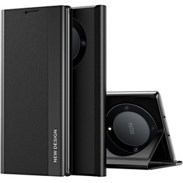 Etui z klapką do Honor Magic 5 Lite, Side Magnetic, czarne