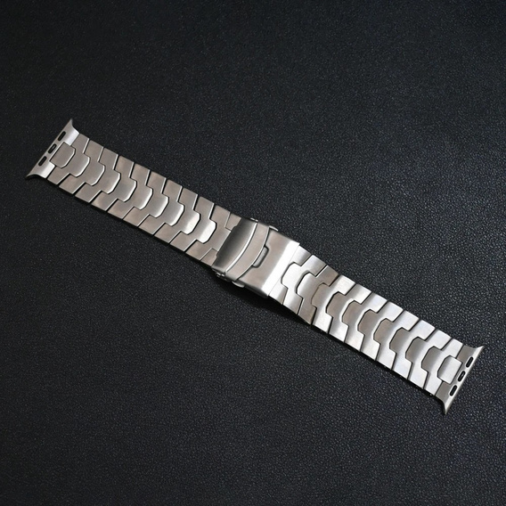 Bransoleta do Apple Watch 1/2/3/4/5/6/7/8/9/10/11/SE Ultra 1/2/3 42/44/45/46/49mm, Tytanowa