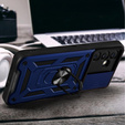 Etui pancerne do Samsung Galaxy S24 FE, CamShield Slide, niebieskie