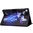 Etui do Samsung Galaxy Tab A8 10.5 SM-X200 SM-X205, Kwiaty i motyle