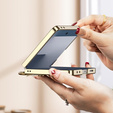 Etui Ring Holder do Samsung Galaxy Z Flip7 5G, złote