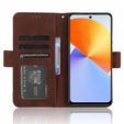 Etui z klapką do Infinix Note 30 VIP, Card Slot, brązowe