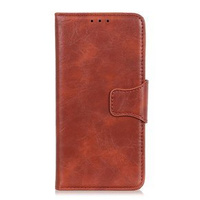 Skórzane Etui Wallet do Samsung Galaxy A20E - Brown