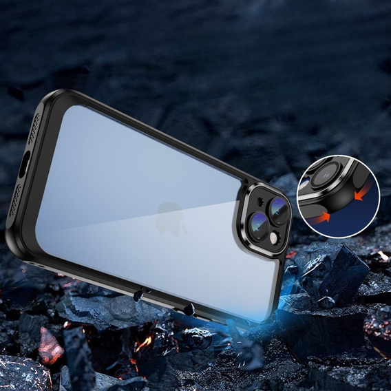 Etui do iPhone 15, ERBORD Impact Guard, czarne