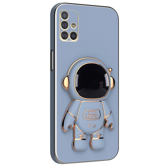 Etui do Samsung Galaxy A71, Astronaut, niebieskie