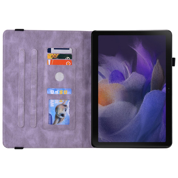 Etui do Samsung Galaxy Tab A11+, Butterfly, fioletowe