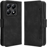 Etui z klapką do Xiaomi 14T, Card Slot, czarne