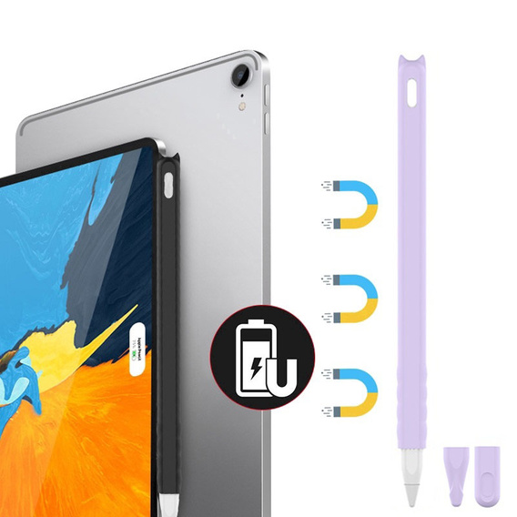 Silikonowe Etui na Rysik do Apple Pencil (2nd Generation), Fioletowe