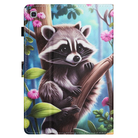 Etui do Samsung Galaxy Tab S6 Lite 10.4" 2020/2022/2024, z klapką, raccoon