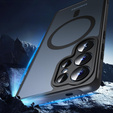 Etui do Samsung Galaxy S25 Ultra, do MagSafe, ERBORD Matt Case, czarny