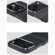 Etui BENKS Kevlar do iPhone 17 Pro Max, Magnetic Armor Air Aurora 600D 0070, do MagSafe, zielone