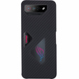 Etui do Asus ROG Phone 7 5G, karbonowe Carbon Fiber, czarne