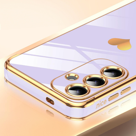 Etui do Samsung Galaxy S26 Plus, Electro heart, fioletowe