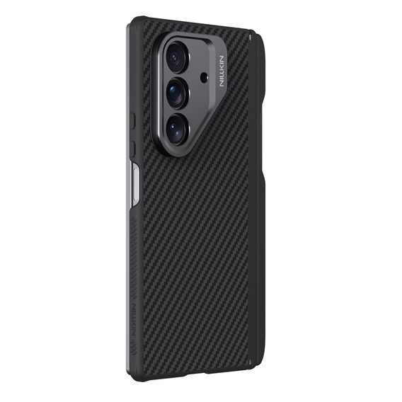 Etui z rysikiem do Samsung Galaxy Z Fold7 5G, pancerne Nillkin, do Magsafe - czarne