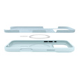 Etui Spigen do iPhone 17 Pro, Silicone Fit Mag MagSafe, Mute Blue