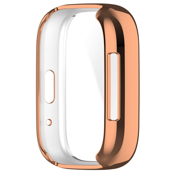 2w1 Etui z Osłoną na ekran do Xiaomi Redmi Watch 3 Active, Różowe rose gold