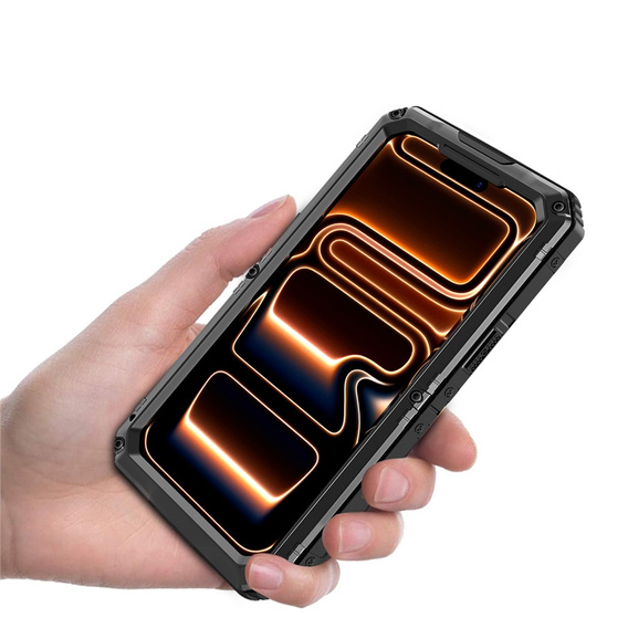 Etui Wodoodporne IP68 do iPhone 17 Pro, czarne