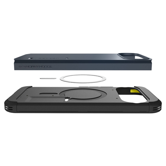 Etui Spigen do Google Pixel 10/10 Pro, Tough Armor Mag MagSafe, Metal Slate