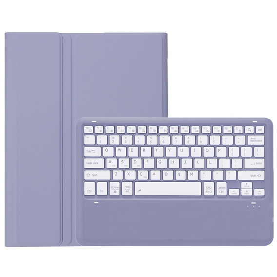 Etui z klawiaturą Bluetooth do Lenovo Idea Tab Pro / Tab P12 – fioletowe