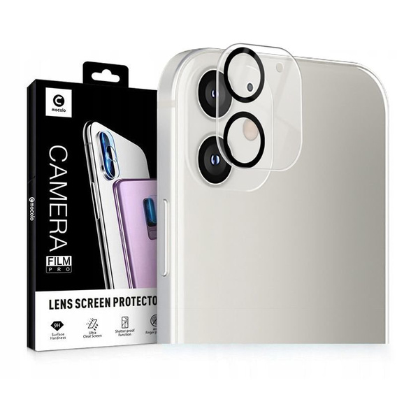 Mocolo Szkło na aparat do iPhone 12 Mini, Clear