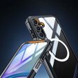Etui do Samsung Galaxy A16 / A16 5G, Shockproof, ze szkłem, do MagSafe, czarne