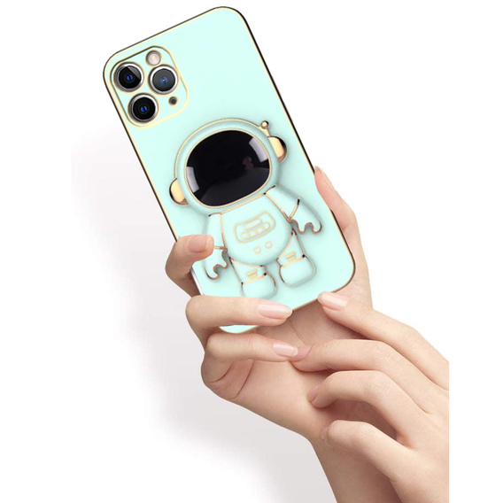 Etui do iPhone 14 Pro Max, Astronaut, miętowe