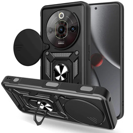 Etui pancerne do Nubia Focus Pro 5G, CamShield Slide, czarne