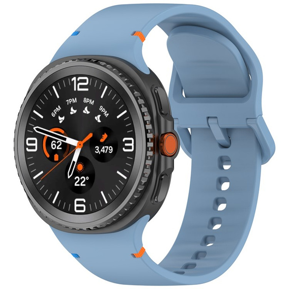 Pasek Silikonowy do Samsung Galaxy Watch 8 / 8 Classic, Niebieski