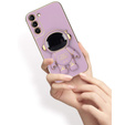 Etui do Samsung Galaxy S23, Astronaut, fioletowe