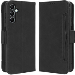Etui z klapką do Samsung Galaxy M34, Card Slot, czarne