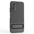 Etui do Xiaomi Redmi Note 12S 4G, pancerne z podstawką i ochroną aparatu, Kickstand Shockproof, Czarne